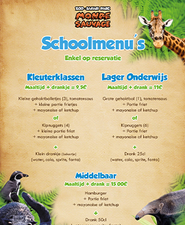 menu ecoles